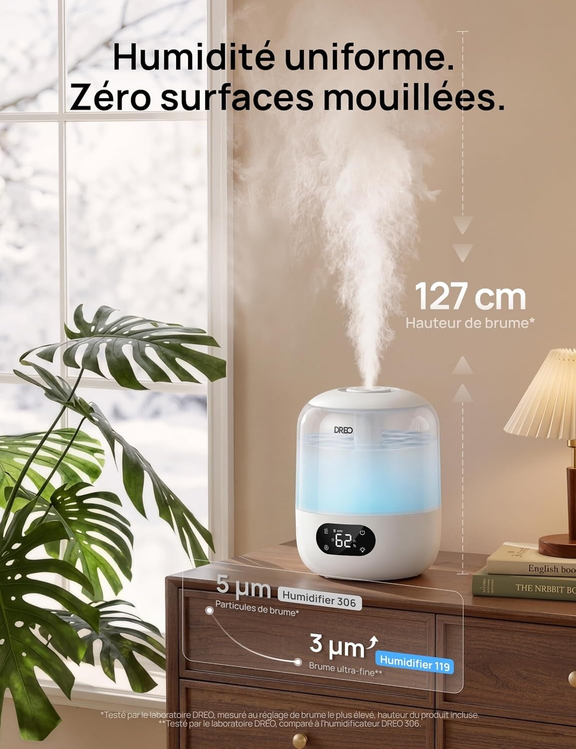 Humidificateur Ultrasonique 3L pour Chambre d'Enfant - Jusqu'à -33%