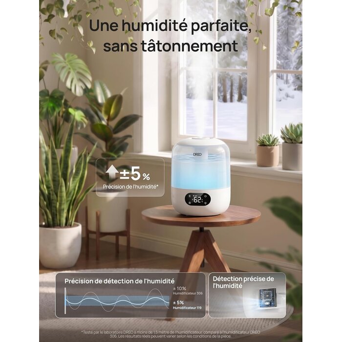 Humidificateur Ultrasonique 3L pour Chambre d'Enfant - Jusqu'à -33%