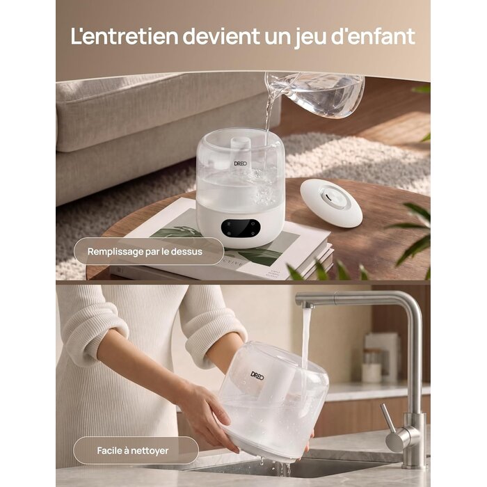Humidificateur Ultrasonique 3L pour Chambre d'Enfant - Jusqu'à -33%