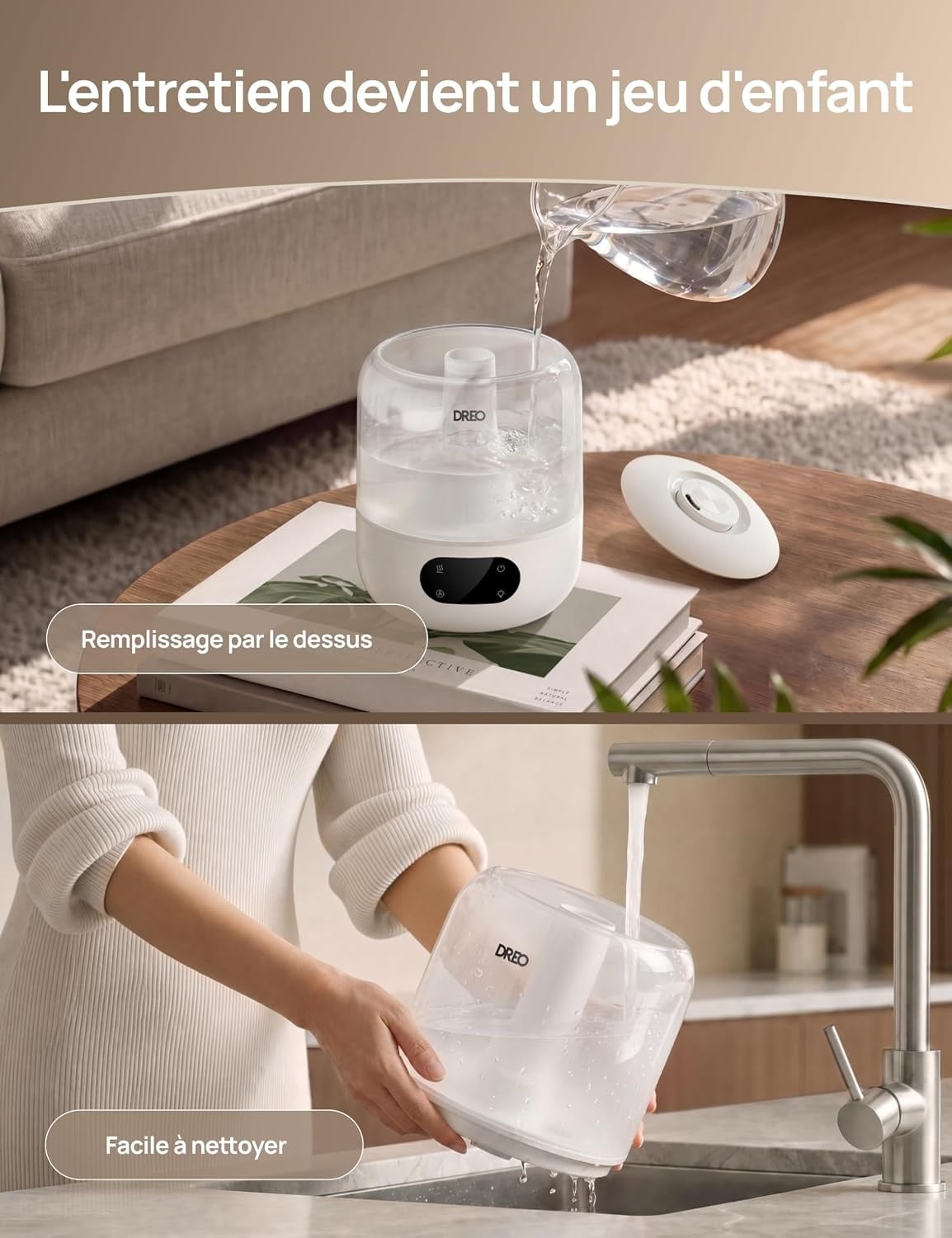 Humidificateur Ultrasonique 3L pour Chambre d'Enfant - Jusqu'à -33%