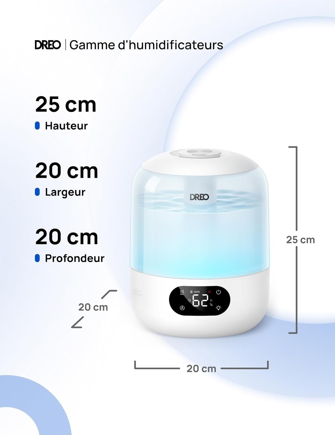 Humidificateur Ultrasonique 3L pour Chambre d'Enfant - Jusqu'à -33%