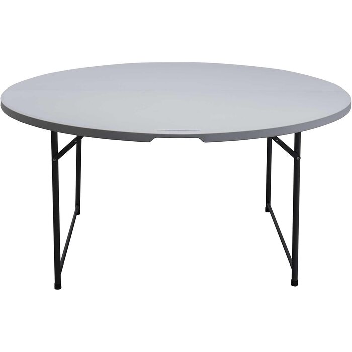 Table pliante ronde Ø 150 cm - Blanche - Jusqu'à -34% de remise