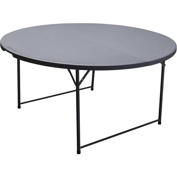 Table pliante ronde Ø 150 cm - Blanche - Jusqu'à -34% de remise