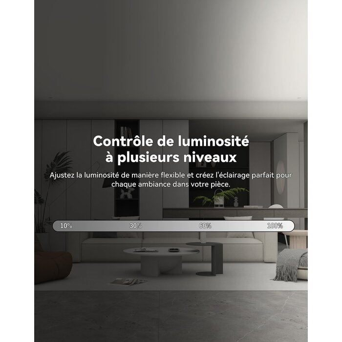 Plafonnier LED connecté Ø40cm 33W RGB - Jusqu'à 33% de réduction