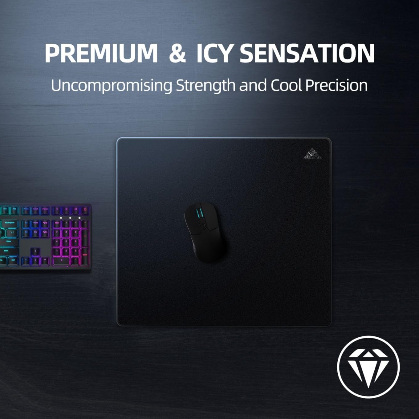 Tapis de souris gaming XL en verre trempé - Jusqu'à 34% de remise