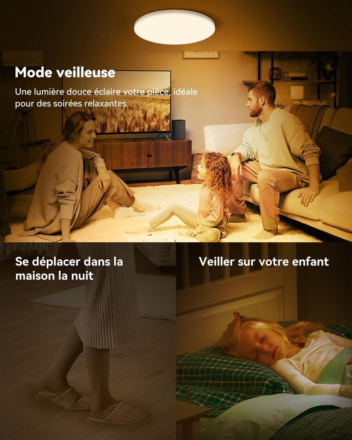 Plafonnier LED RGB 33W Ø40cm - Dimmable IP44 - Jusqu'à -33% sur l'Outlet