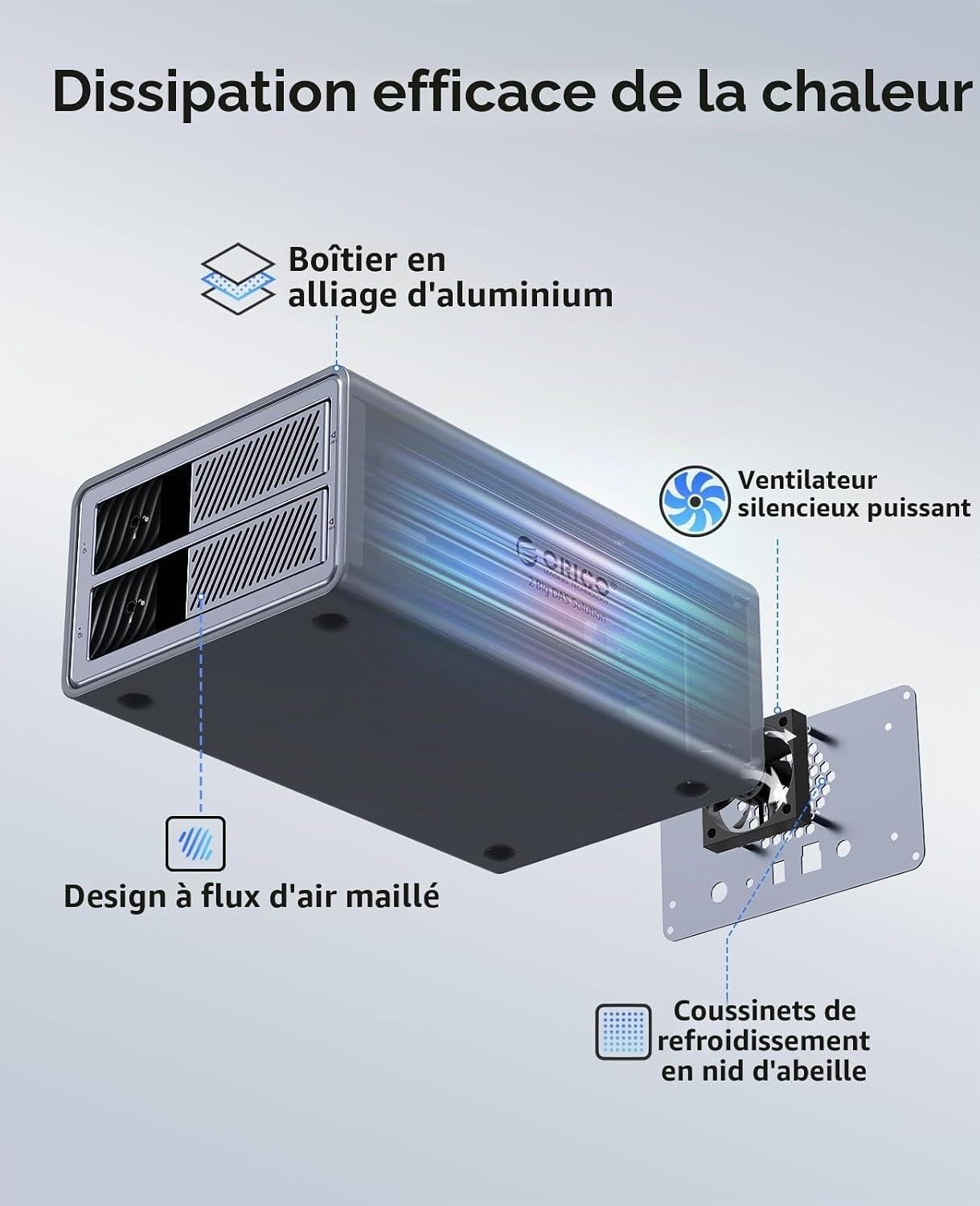 Boîtier RAID 2 baies 3,5" jusqu'à 44 To - USB 3.0 - Jusqu'à -34%