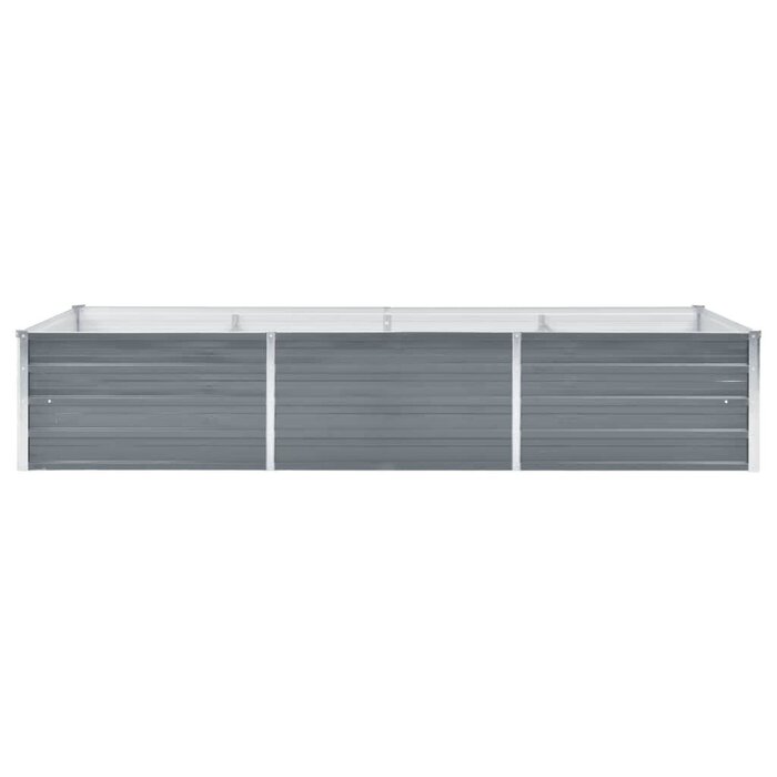 Grande Jardinière Surélevée en Acier Gris 240cm - Jusqu'à -33%