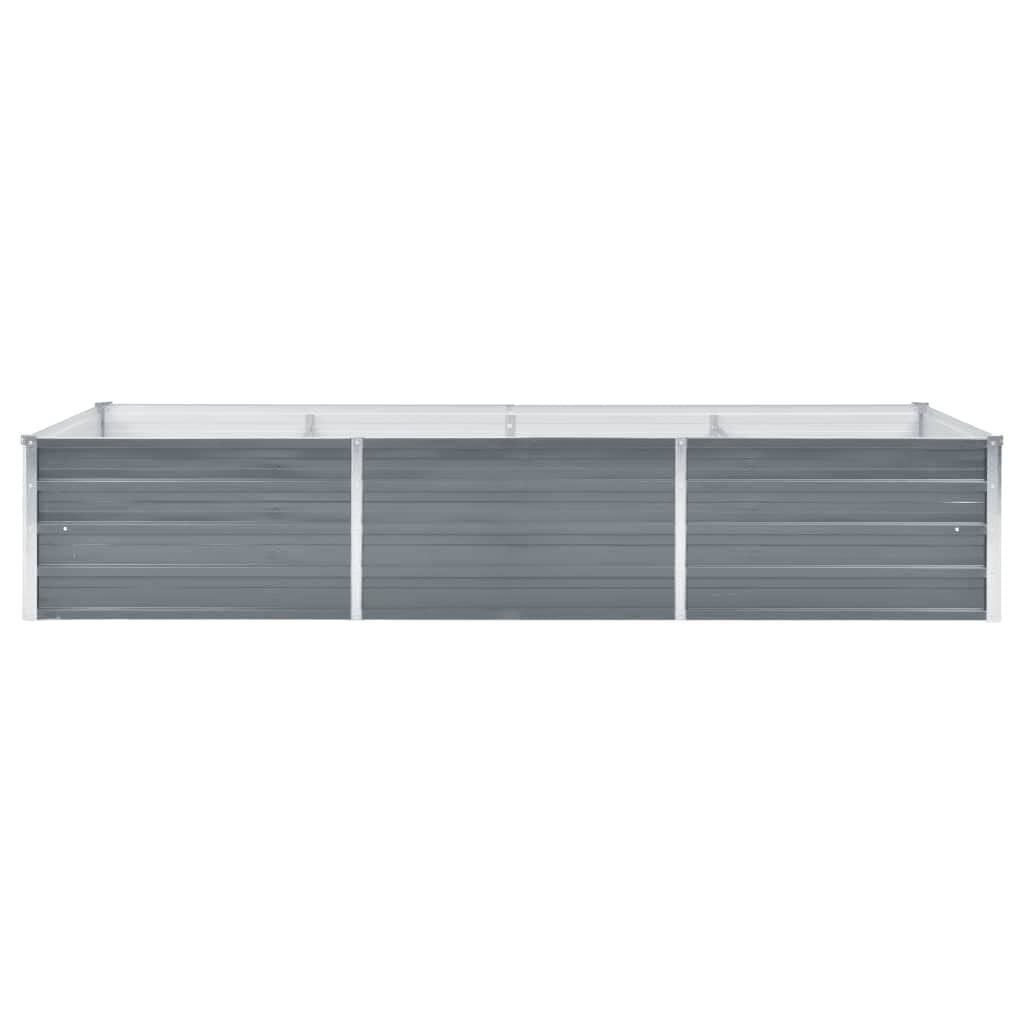 Grande Jardinière Surélevée en Acier Gris 240cm - Jusqu'à -33%