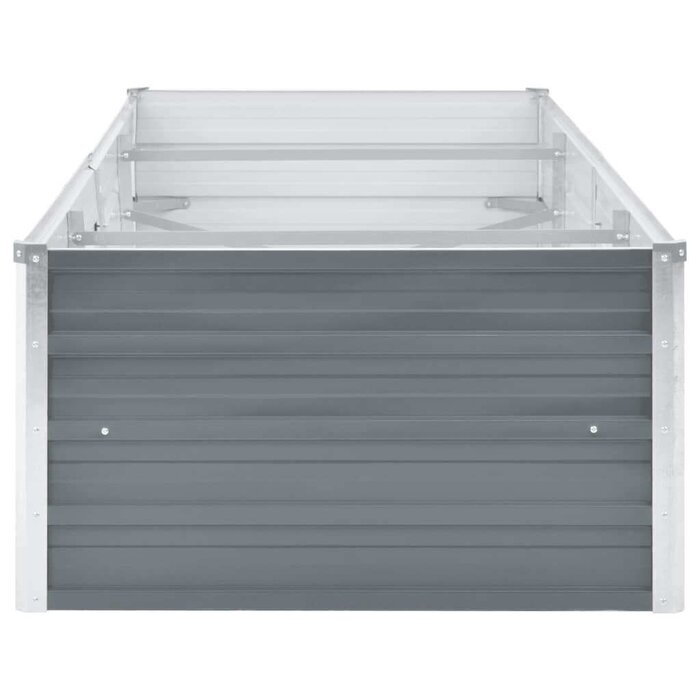 Grande Jardinière Surélevée en Acier Gris 240cm - Jusqu'à -33%