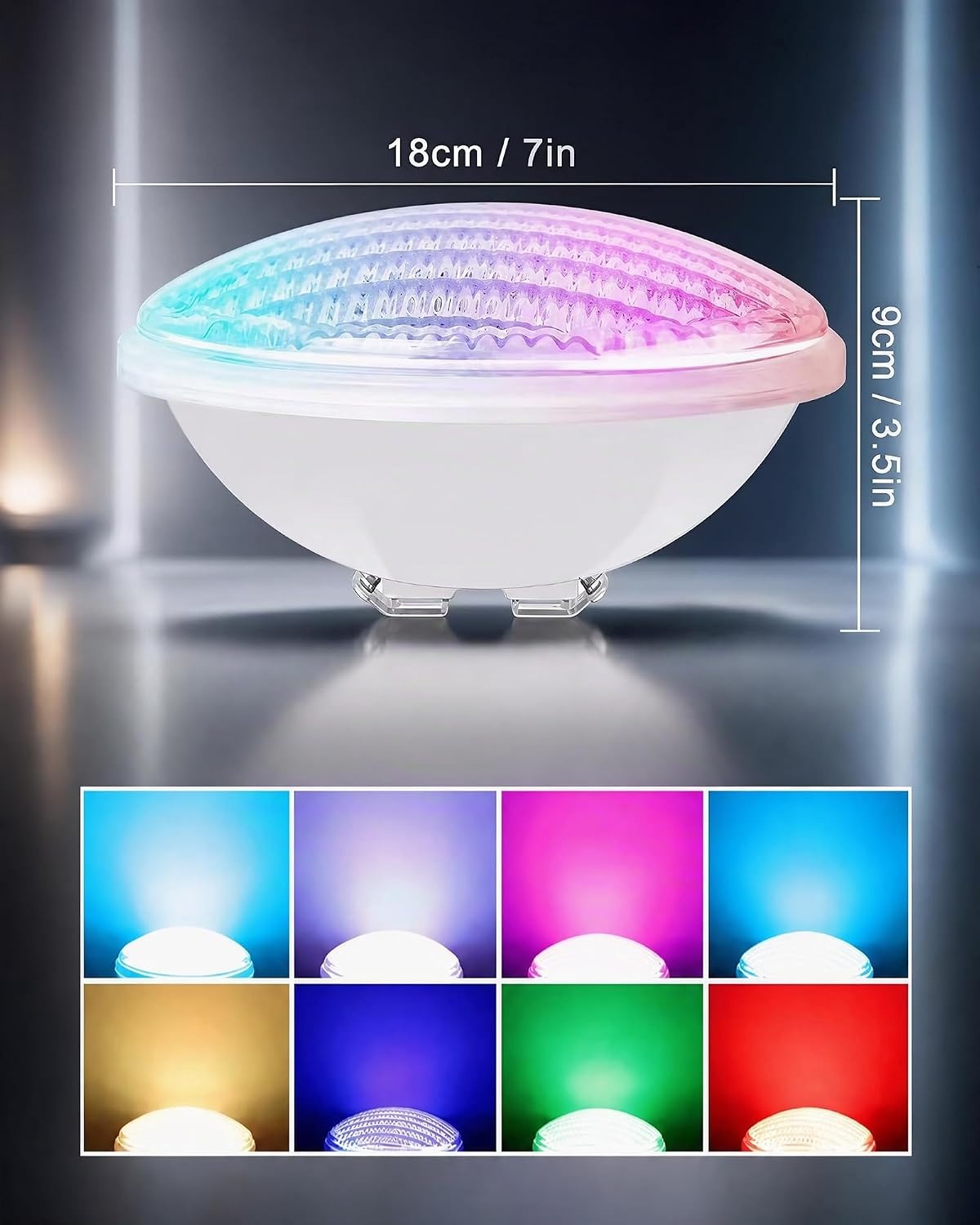 Projecteur LED Piscine RGBW 40W 4000lm - 62% de remise