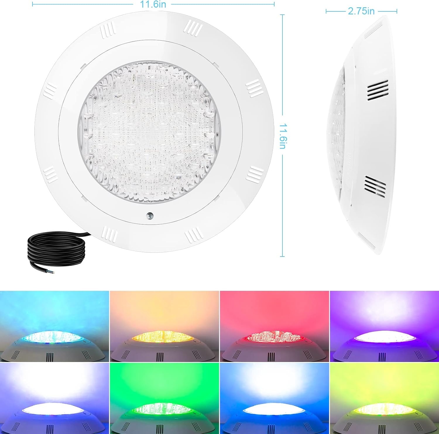 Projecteur LED Piscine PAR56 RGB 38W - Télécommande - Jusqu'à -34%
