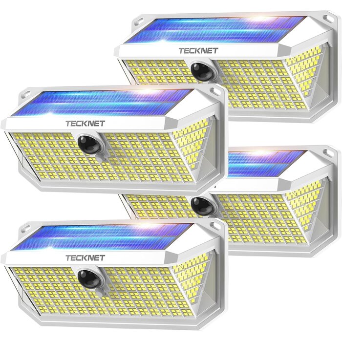 Lot de 2 Appliques Solaires LED 4200lm - Jusqu'à -33% sur l'outlet
