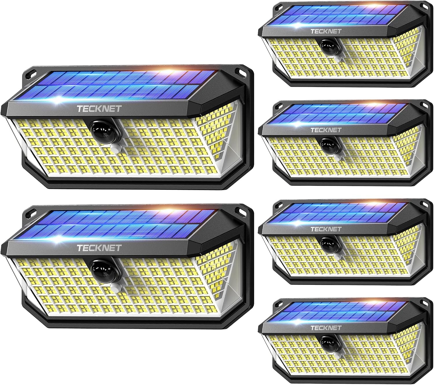 Lot de 2 Appliques Solaires LED 4200lm - Jusqu'à -33% sur l'outlet