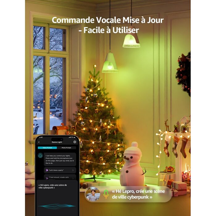 Lot de 4 ampoules LED intelligentes E27 - Jusqu'à 33% de remise