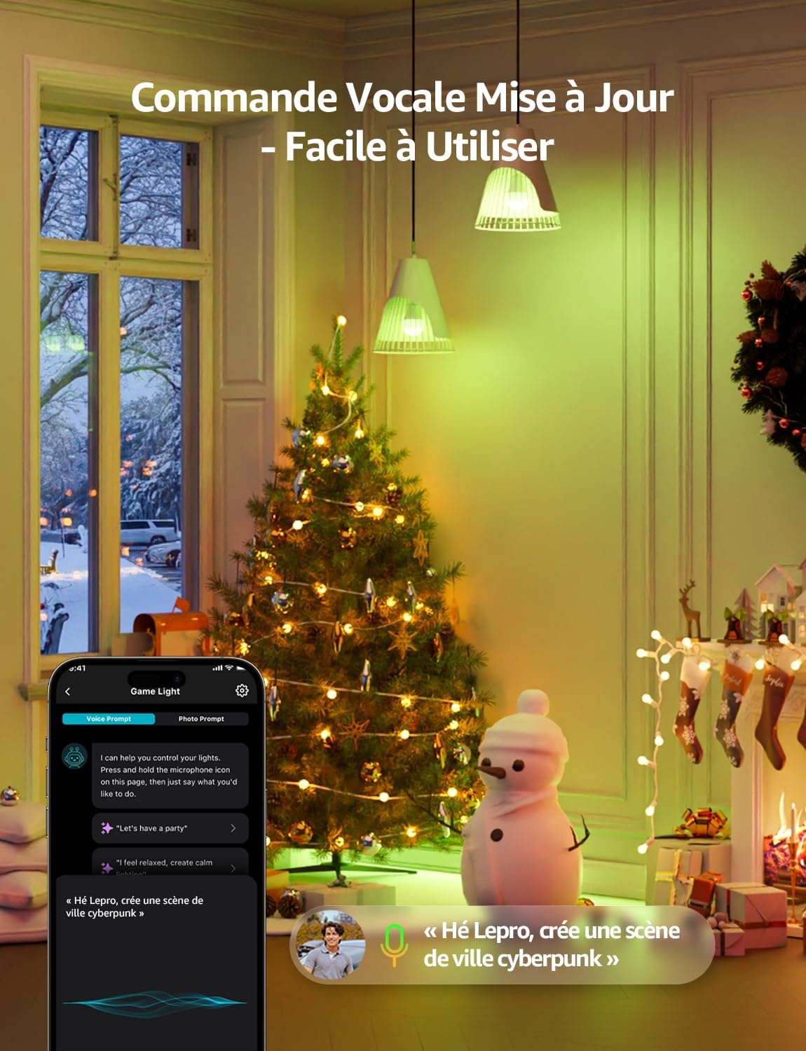 Lot de 4 ampoules LED intelligentes E27 - Jusqu'à 33% de remise