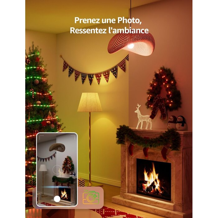 Lot de 4 ampoules LED intelligentes E27 - Jusqu'à 33% de remise