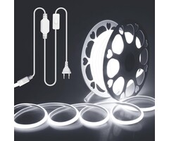 Ruban LED COB 20m Blanc Froid 230V IP67 - Jusqu'à -33% sur vos projets