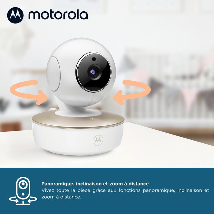 Babyphone Vidéo avec écran 5" - Vision nocturne - Jusqu'à 30% de remise