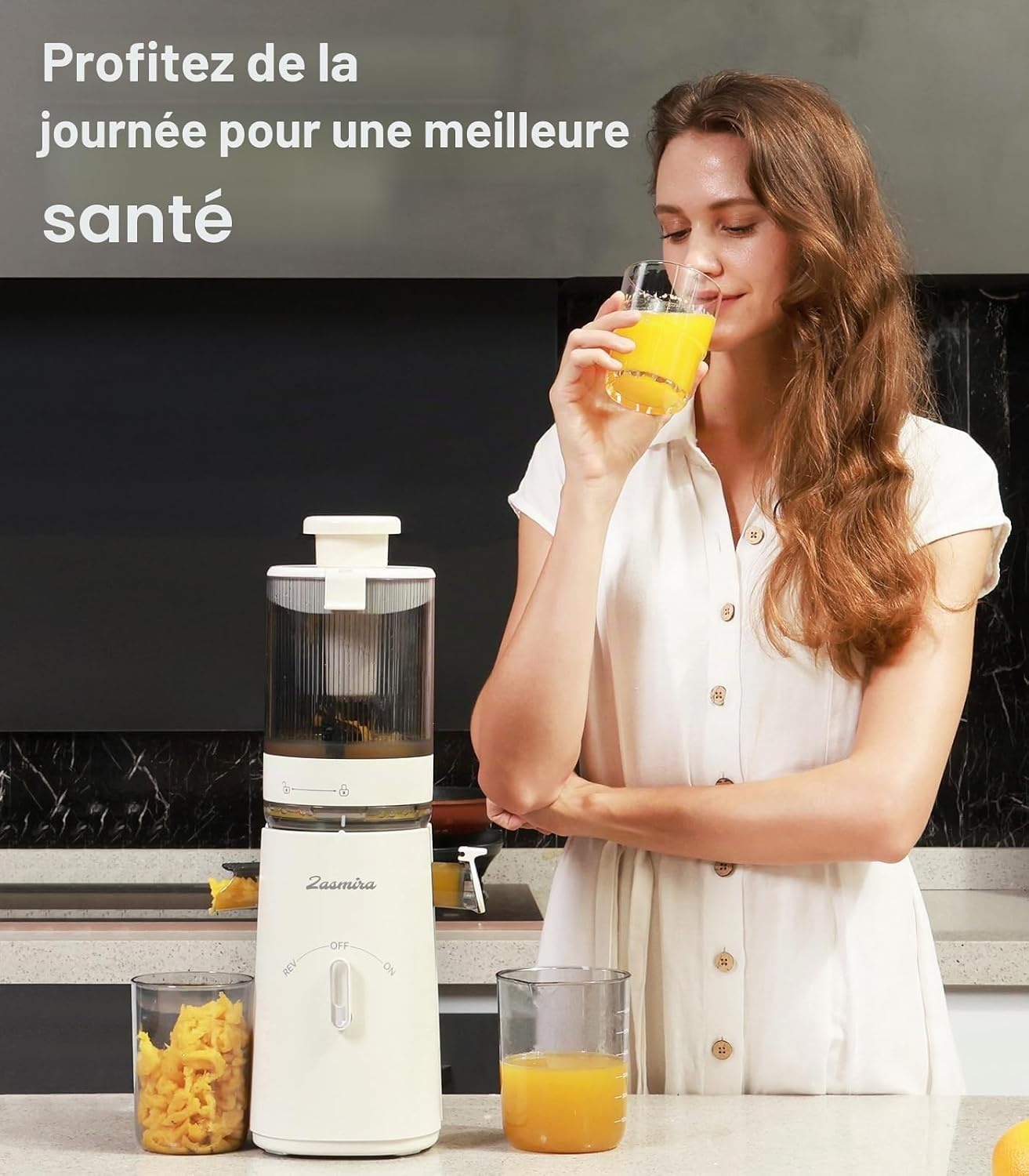 Extracteur de jus à vis sans fin 150W - Goulotte XXL - Jusqu'à -34%