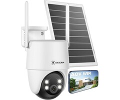 Caméra de surveillance solaire 2K PTZ : Sécurité autonome jusqu'à -40%