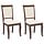 Lot de 2 chaises en bois massif avec coussins - Jusqu'à 84% de remise