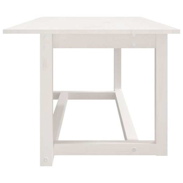 Vidaxl Table basse en bois de pin massif blanc - Jusqu'à 73% de réduction