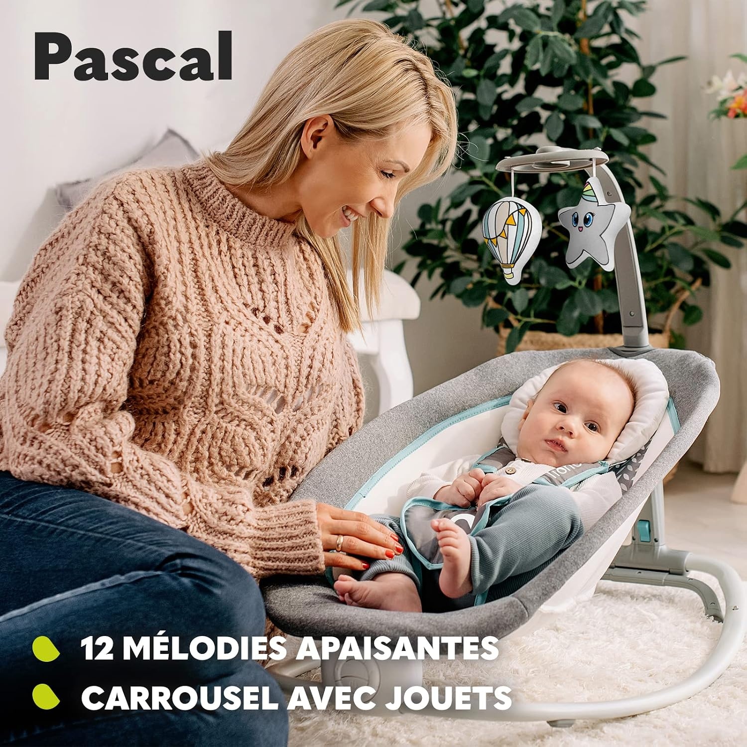 Transat bébé évolutif avec vibrations et arche - Jusqu'à -34% de remise