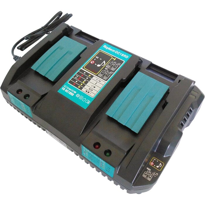 Chargeur rapide double pour batteries 14,4 V et 18 V - Jusqu'à 32% de remise
