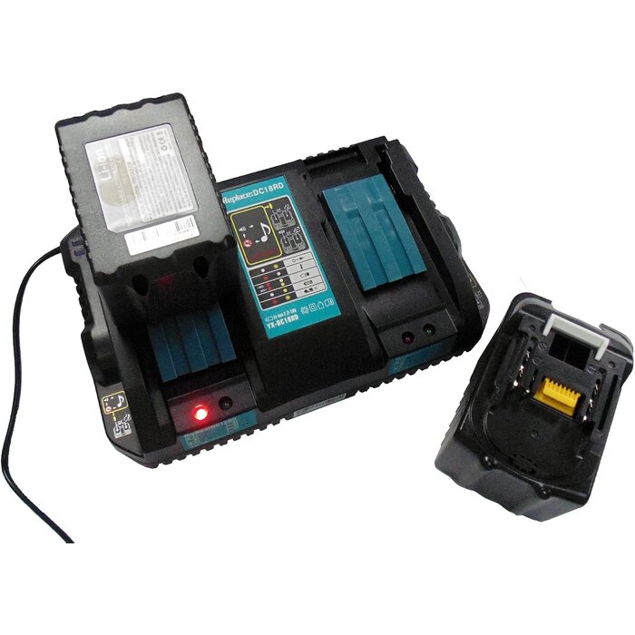 Chargeur rapide double pour batteries 14,4 V et 18 V - Jusqu'à 32% de remise