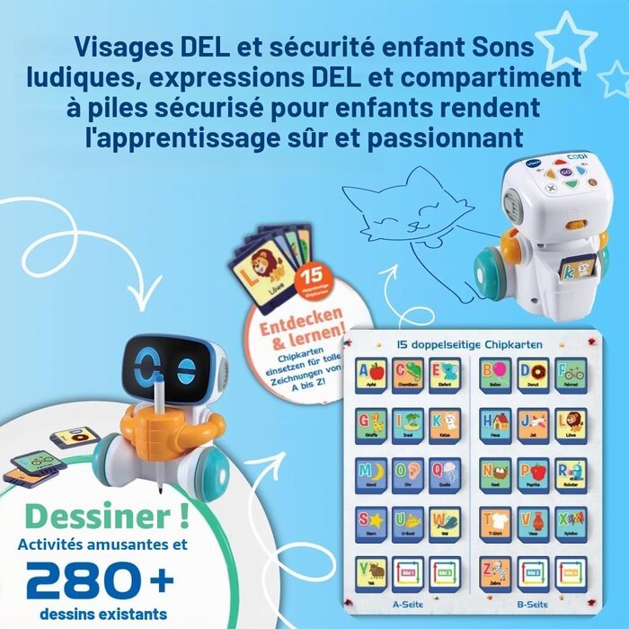 Robot éducatif interactif et artistique - Jusqu'à 34% de réduction