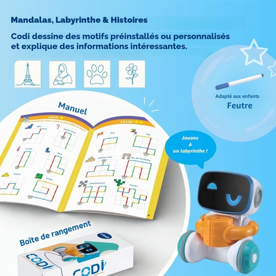 Robot éducatif interactif et artistique - Jusqu'à 34% de réduction