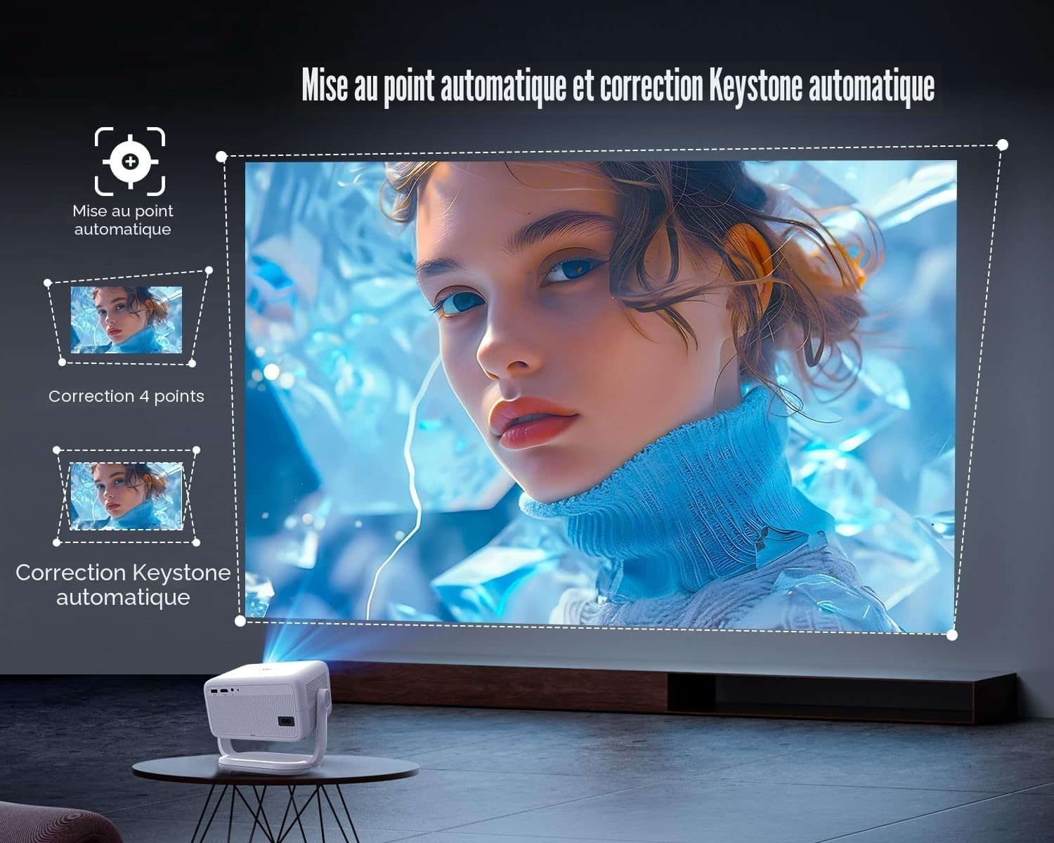 Projecteur Intelligent 1080p Android 13 - Jusqu'à -35% sur nos modèles outlet