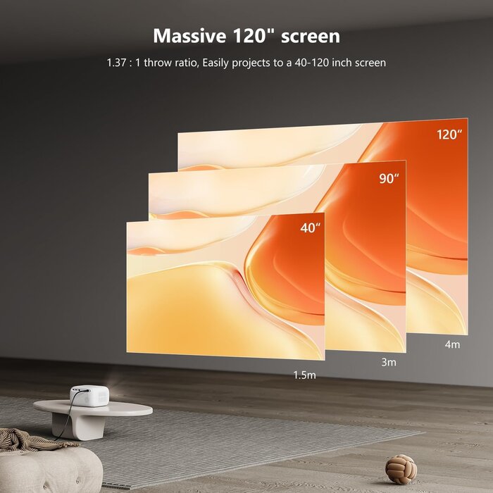 Mini-projecteur 4K Wi-Fi 6 - Jusqu'à -35% sur votre cinéma maison