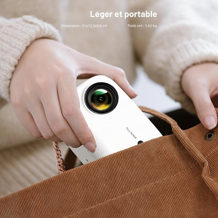 Mini-projecteur 4K Wi-Fi 6 - Jusqu'à -35% sur votre cinéma maison