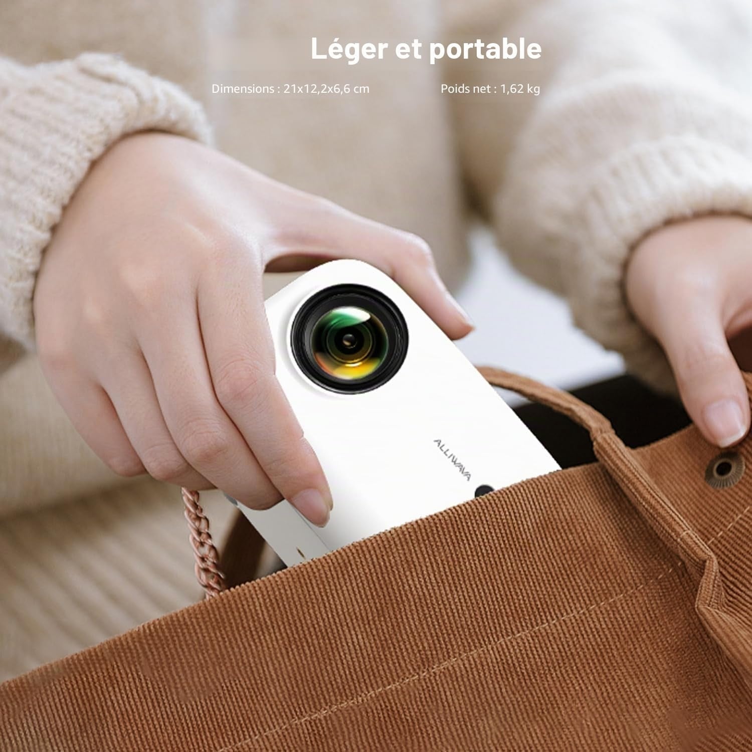 Mini-projecteur 4K Wi-Fi 6 - Jusqu'à -35% sur votre cinéma maison