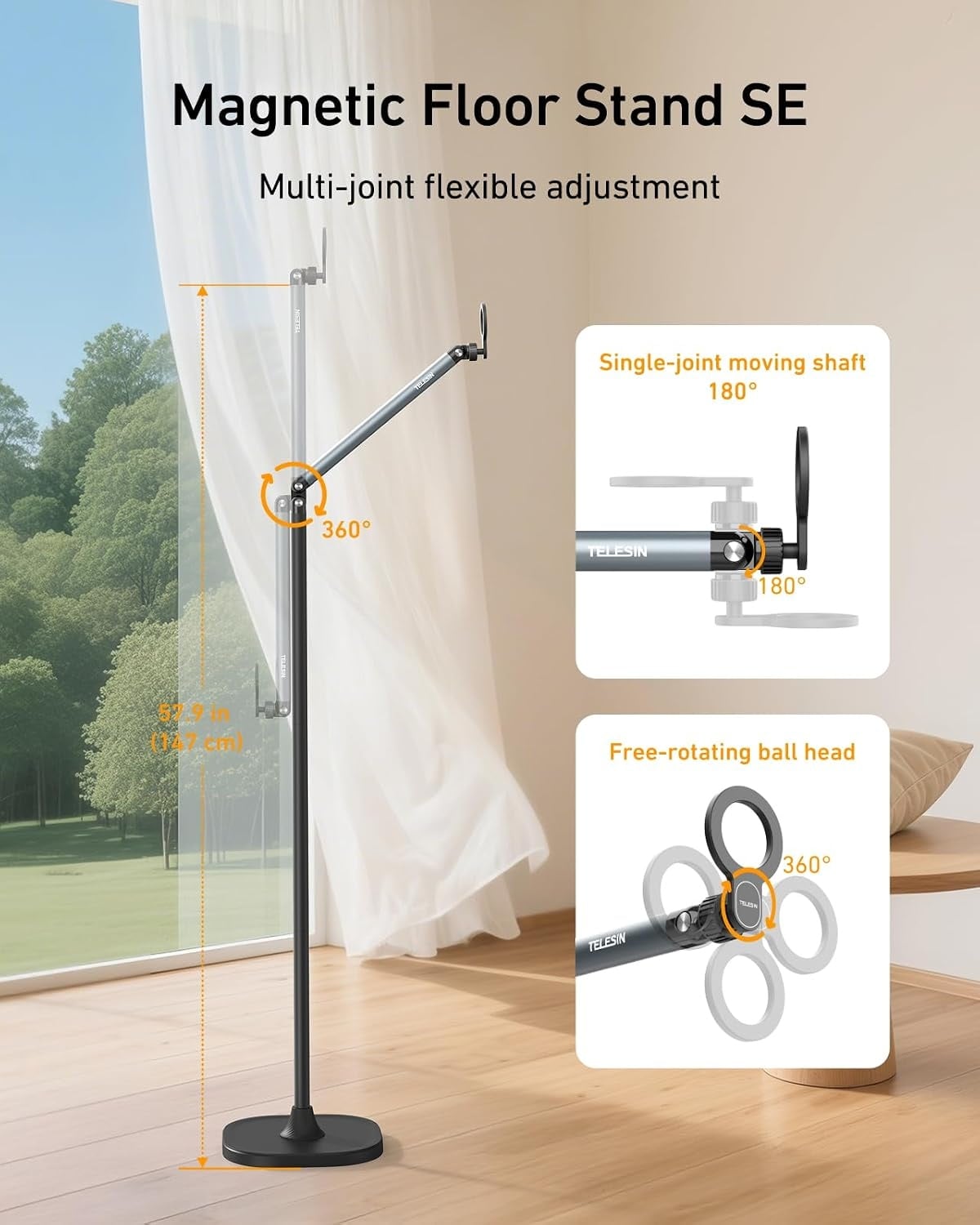 Support magnétique universel pour smartphone et tablette - Jusqu'à -34%