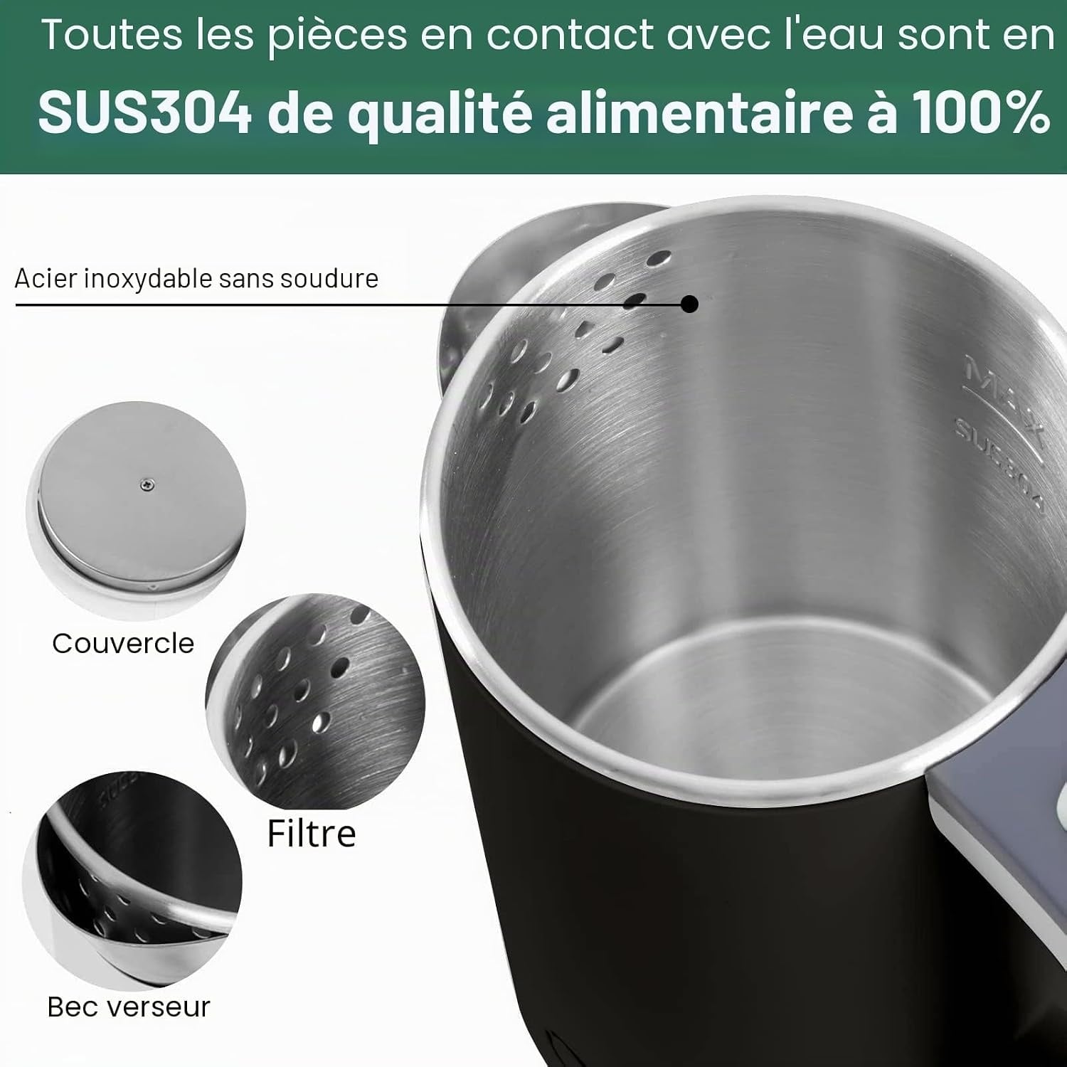 Bouilloire électrique de voyage 0,8L - Jusqu'à 32% de remise