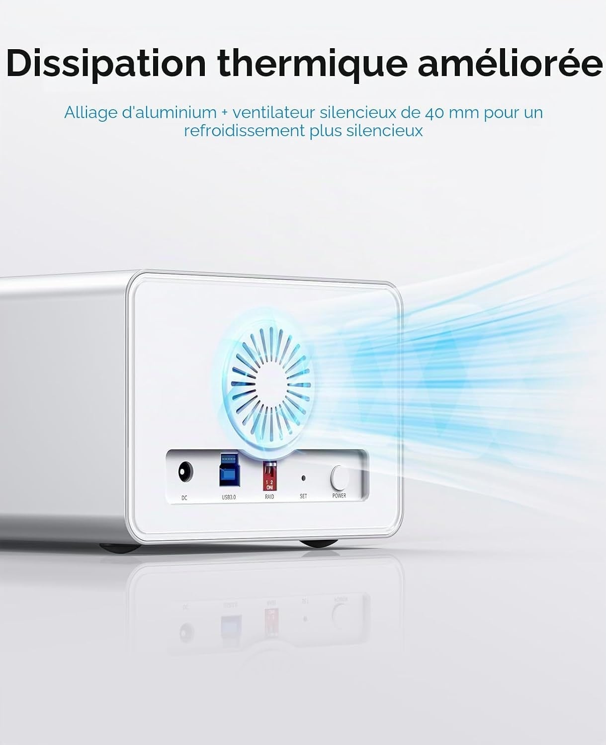 Boîtier 2 baies pour disques durs jusqu'à 44 To - Jusqu'à 35% de réduction