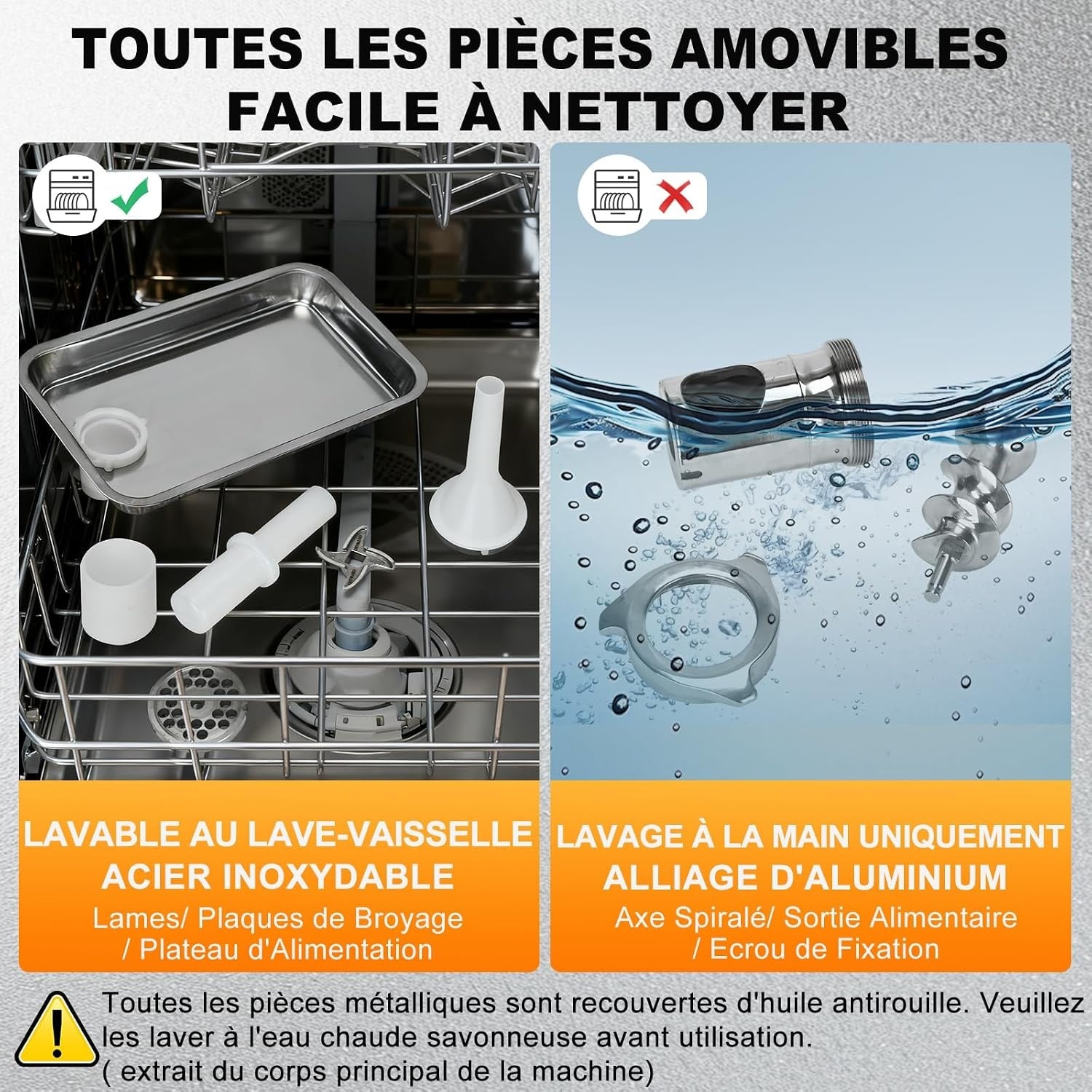 Hachoir à viande électrique 950W - Jusqu'à 35% de réduction