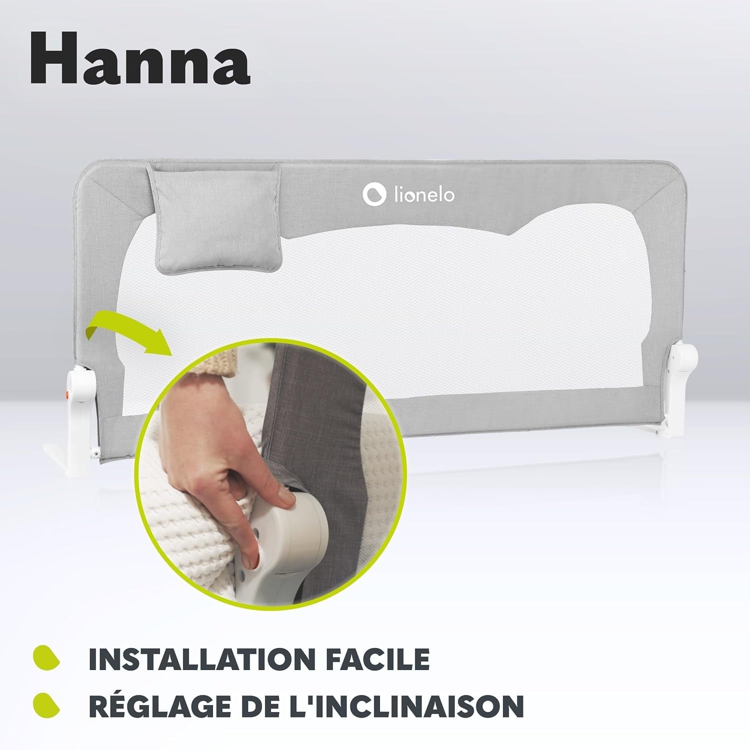 Barrière de lit enfant 150x66cm - Pliable et sécurisée - Jusqu'à -33%