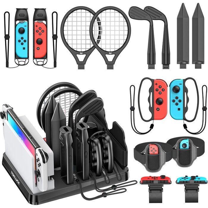 Pack d'accessoires sport 15-en-1 Nintendo Switch - Jusqu'à 32% de remise