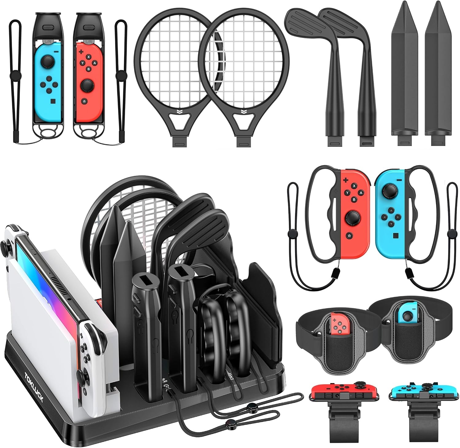 Pack d'accessoires sport 15-en-1 Nintendo Switch - Jusqu'à 32% de remise