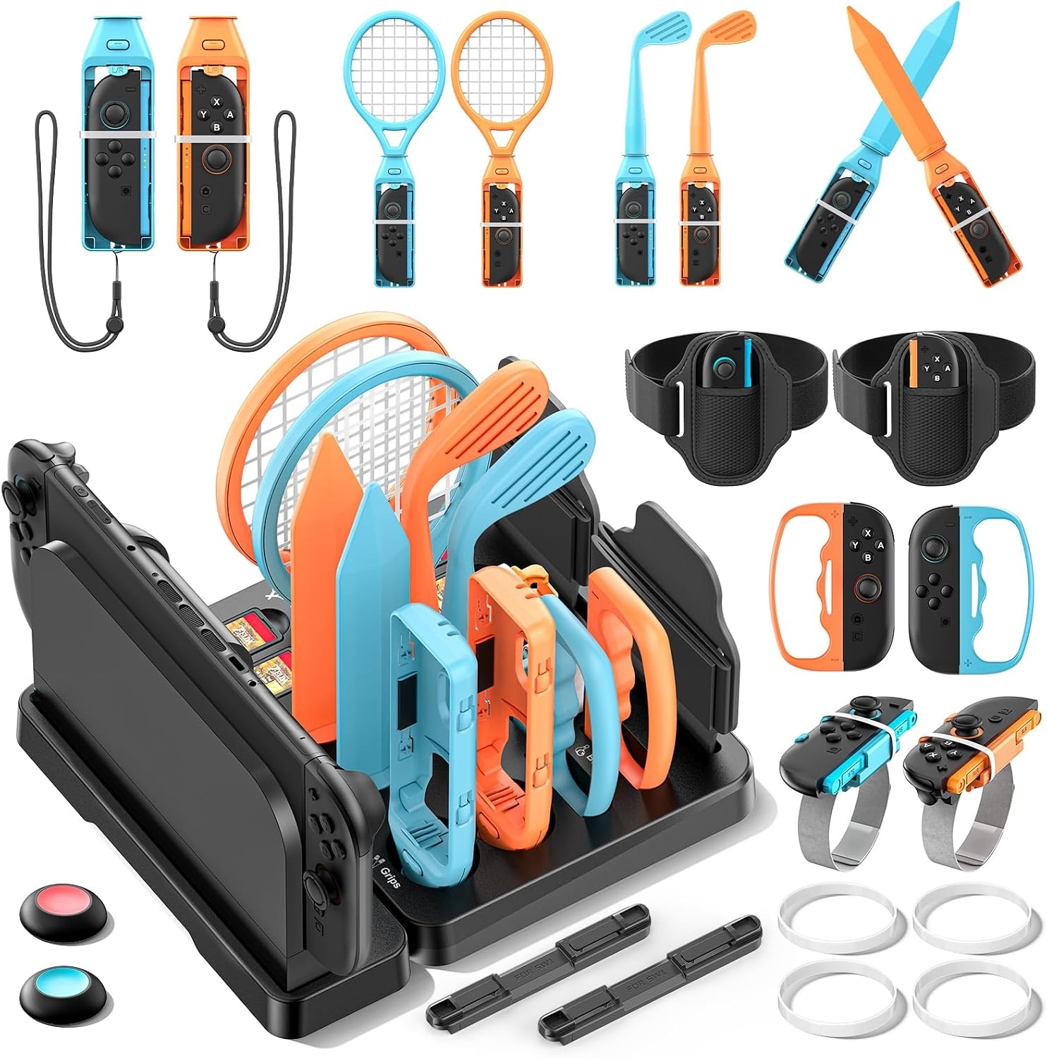 Pack d'accessoires sport 15-en-1 Nintendo Switch - Jusqu'à 32% de remise