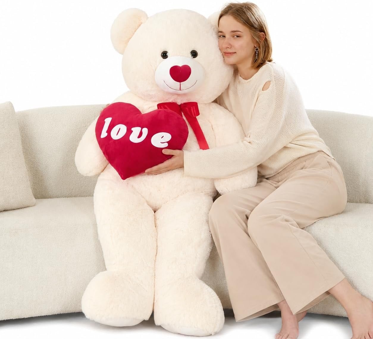 Grand ours en peluche XXL 130 cm - Jusqu'à -33% sur notre sélection