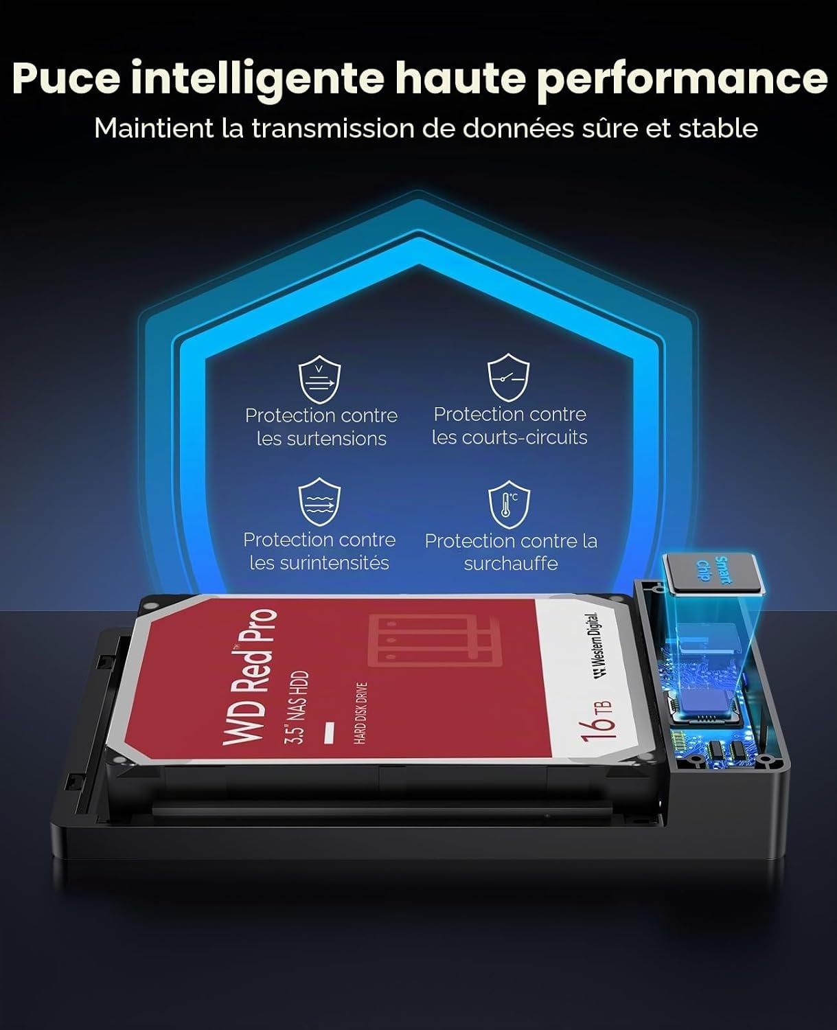 Boîtier Disque Dur 3,5" SATA Jusqu'à 20 To - USB-C - Jusqu'à -32% Outlet