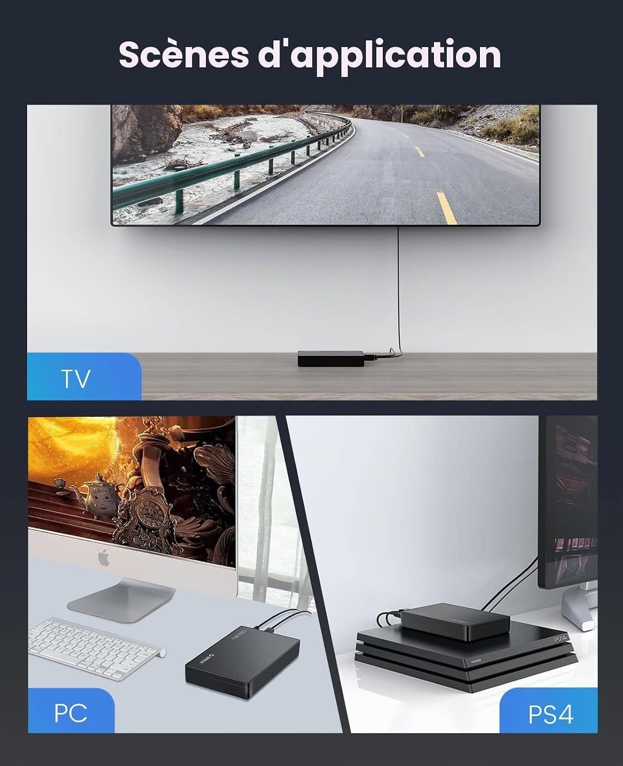Boîtier Disque Dur 3,5" SATA Jusqu'à 20 To - USB-C - Jusqu'à -32% Outlet