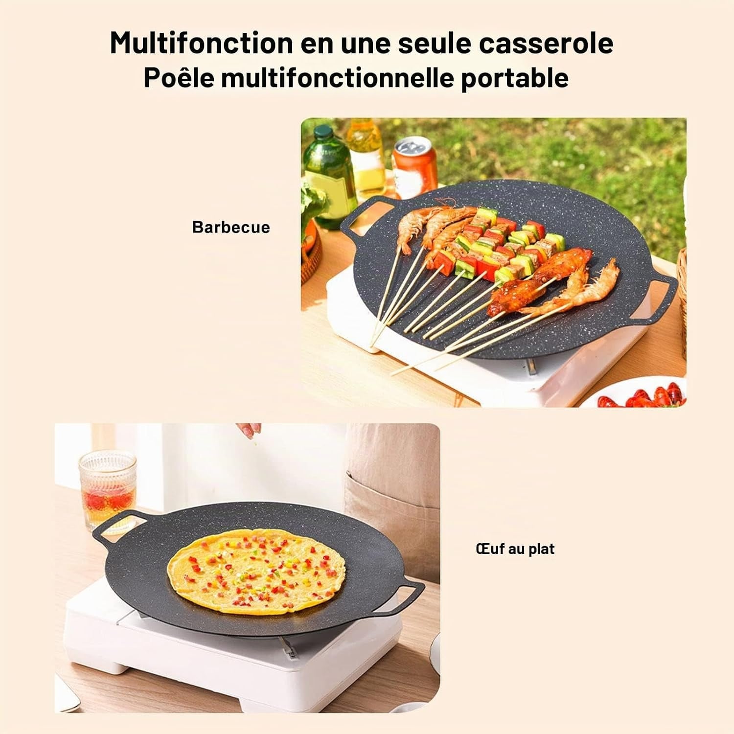 Plaque de cuisson coréenne 36 cm - Jusqu'à -32% sur vos grillades