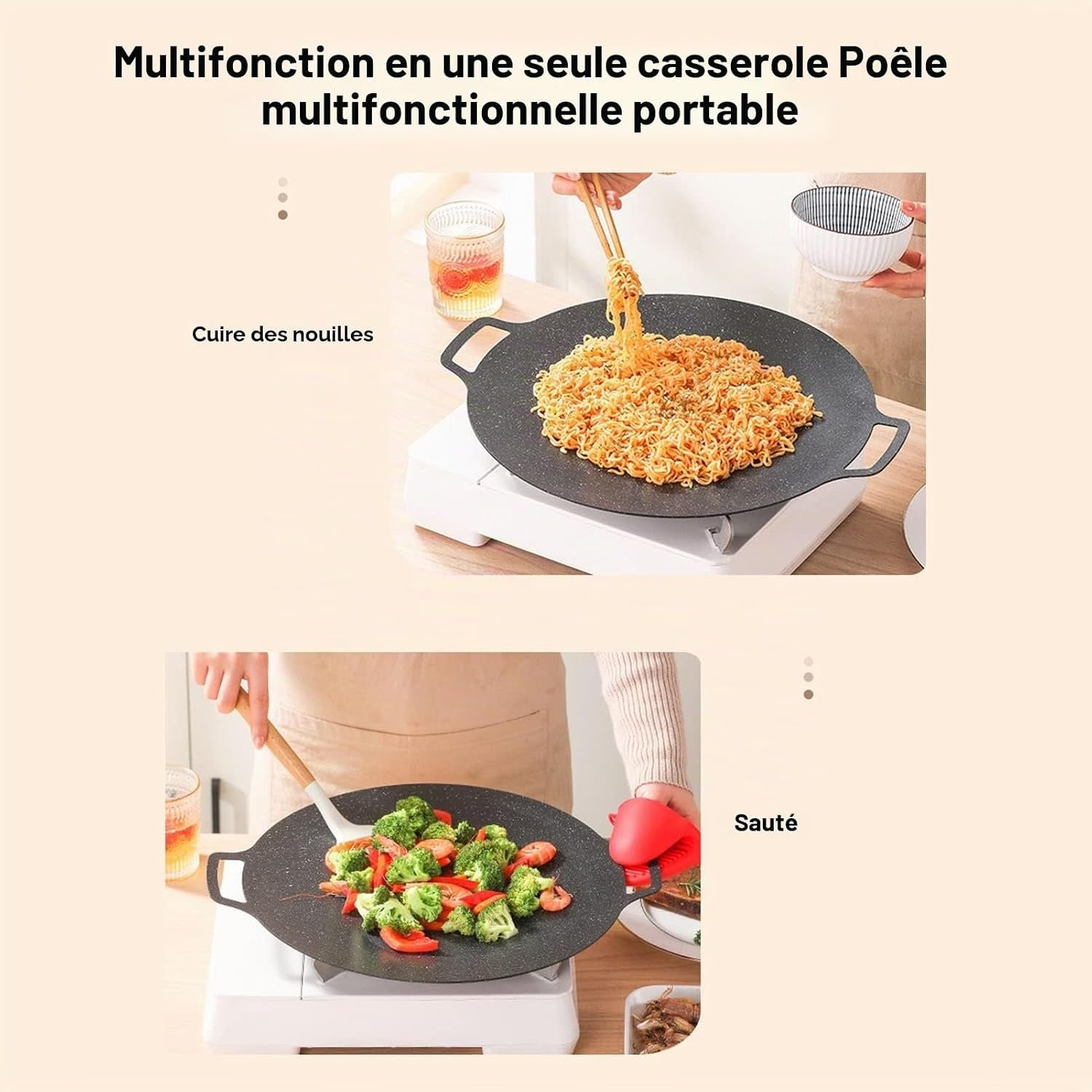 Plaque de cuisson coréenne 36 cm - Jusqu'à -32% sur vos grillades