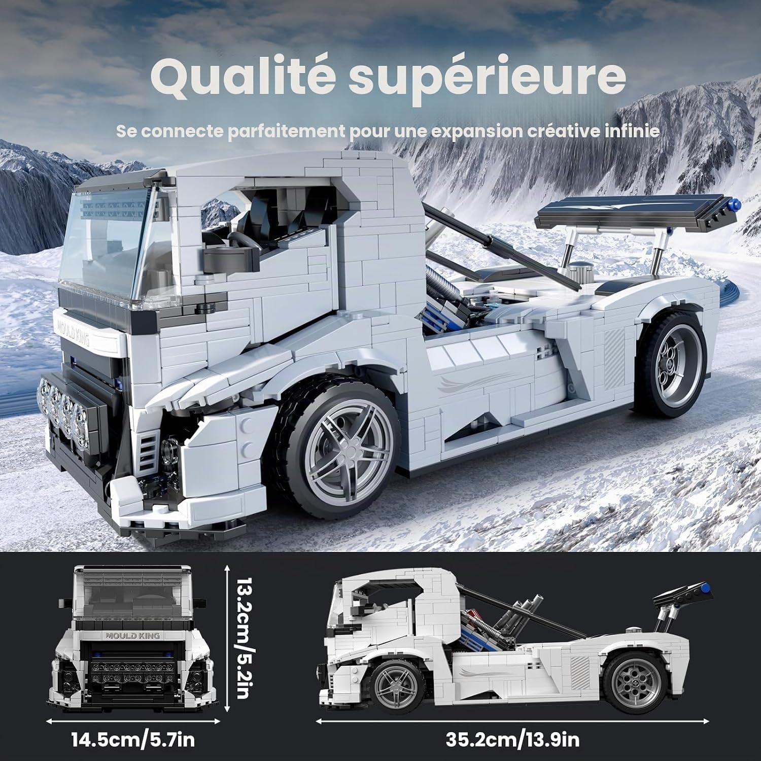 Camion de construction Technic Knight 1604 pièces : jusqu'à 34 % de remise